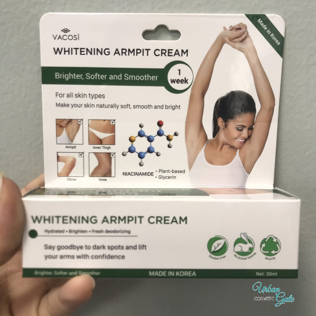 Cream whitening skin under arm vacosi whitening armpit cream 30ml | Cream Intensive armpit