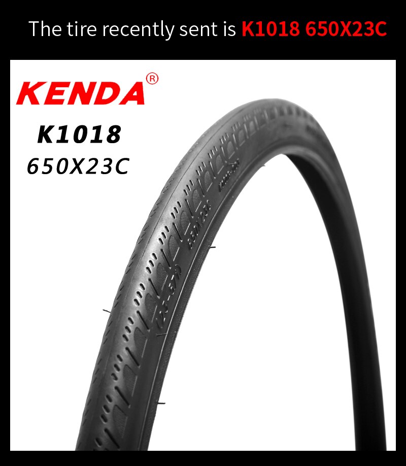 Kenda 650 lốp xe đạp 650 * 23c bánh răng cố định lốp xe đạp đường trường siêu nhẹ 296g lốp bên hông chống đâm xe đạp bóng mượt pneu