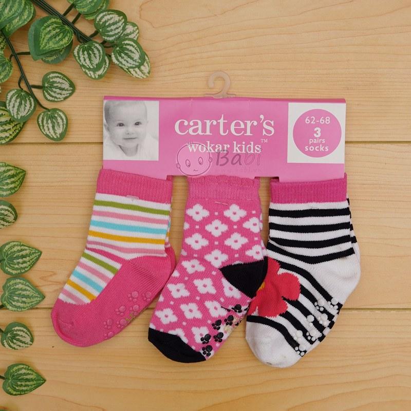 sét 3 đôi vớ chân carter's bé  gái