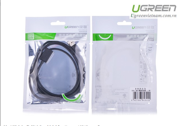 [HCM]Cáp USB 2.0 nối dài  chính hãng Ugreen US103 cao cấp