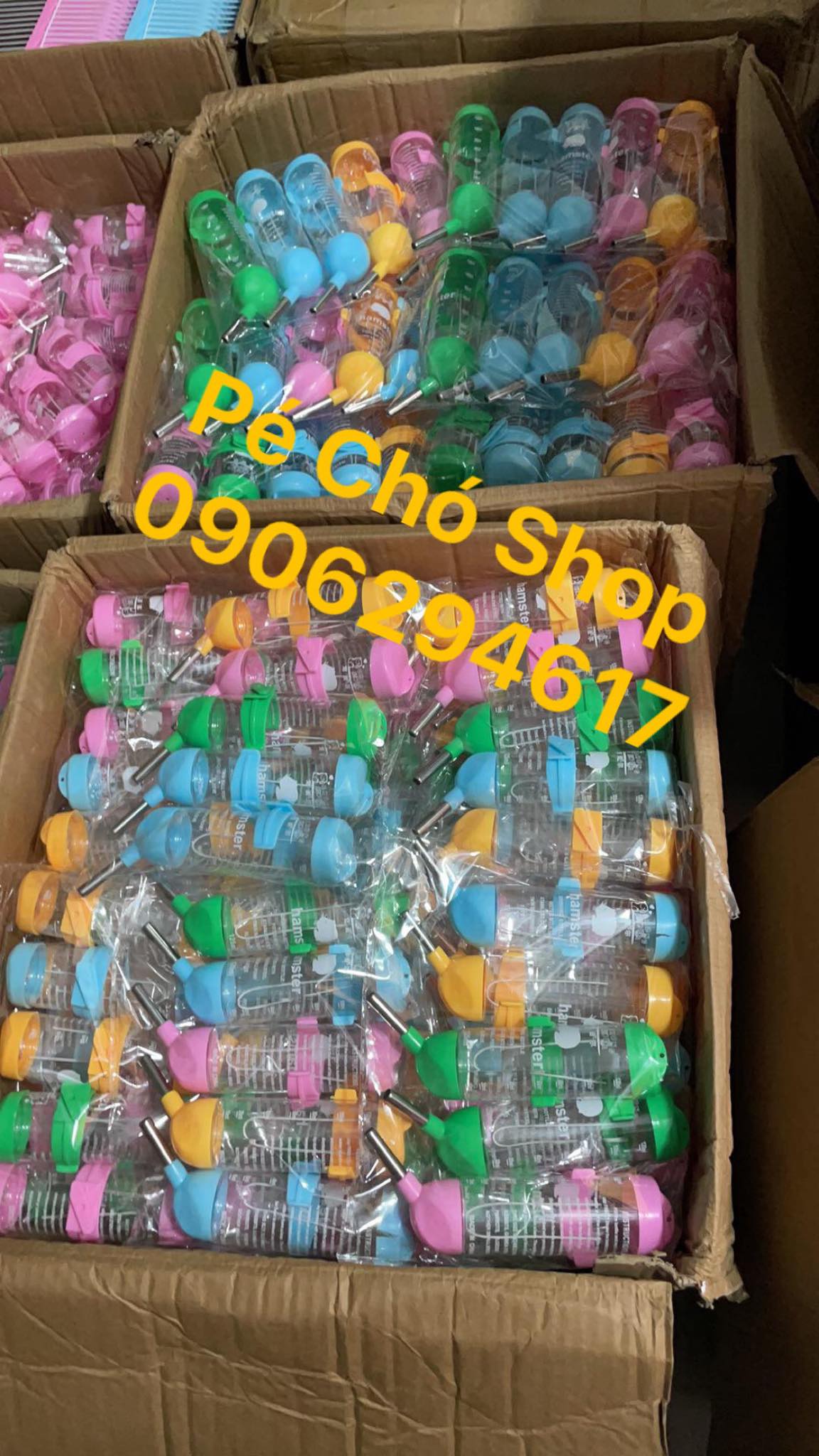[HCM]Bình nước bi cho thú cưng 125ml .