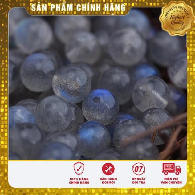 Hạt đá xà cừ Labradorite ( Hắc Nguyệt Quang ) - làm vòng tay, đồ handmade HIY