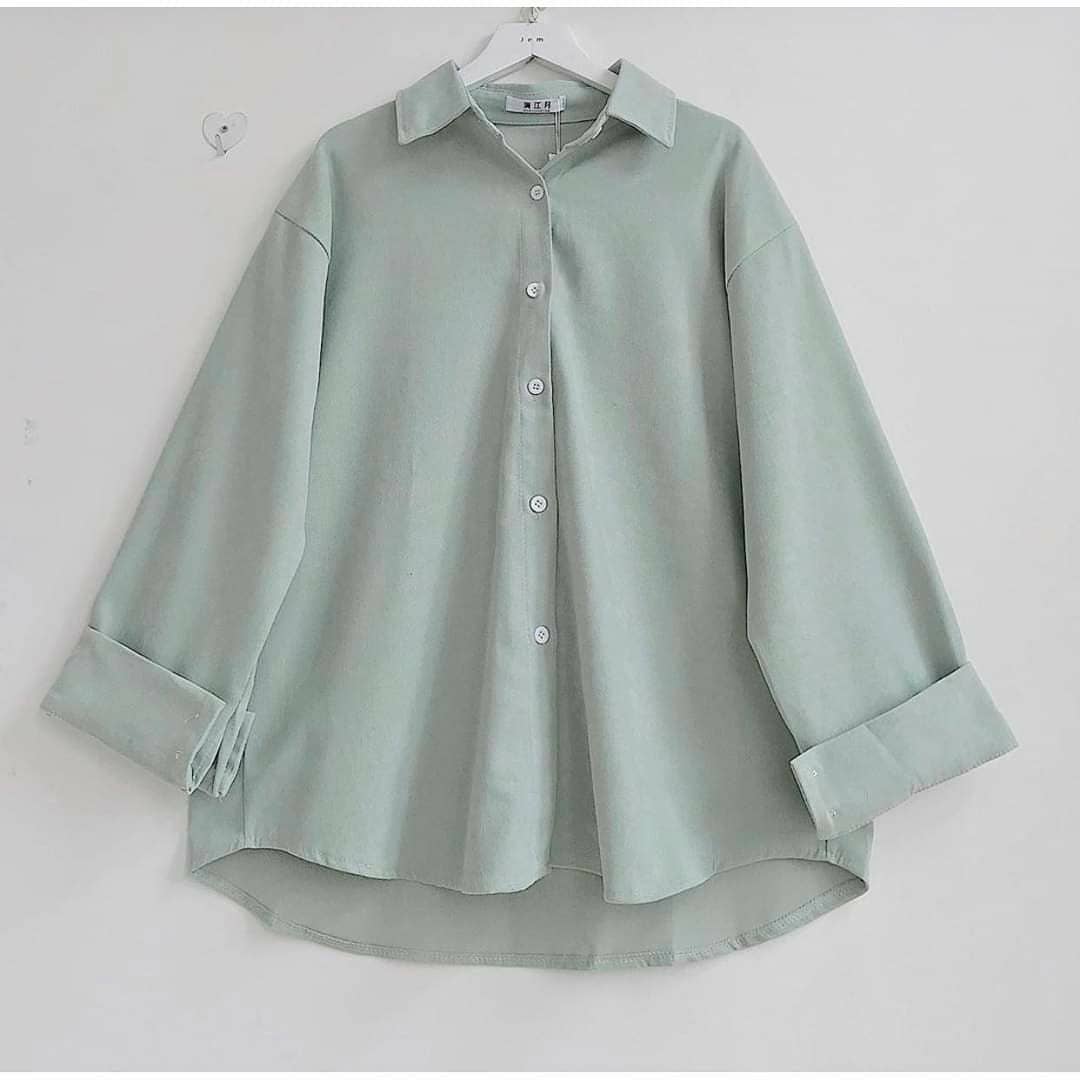 [YoloBoutique] SƠ MI FORM RỘNG UNISEX (ĐEN, TRẮNG, HỒNG, XANH)