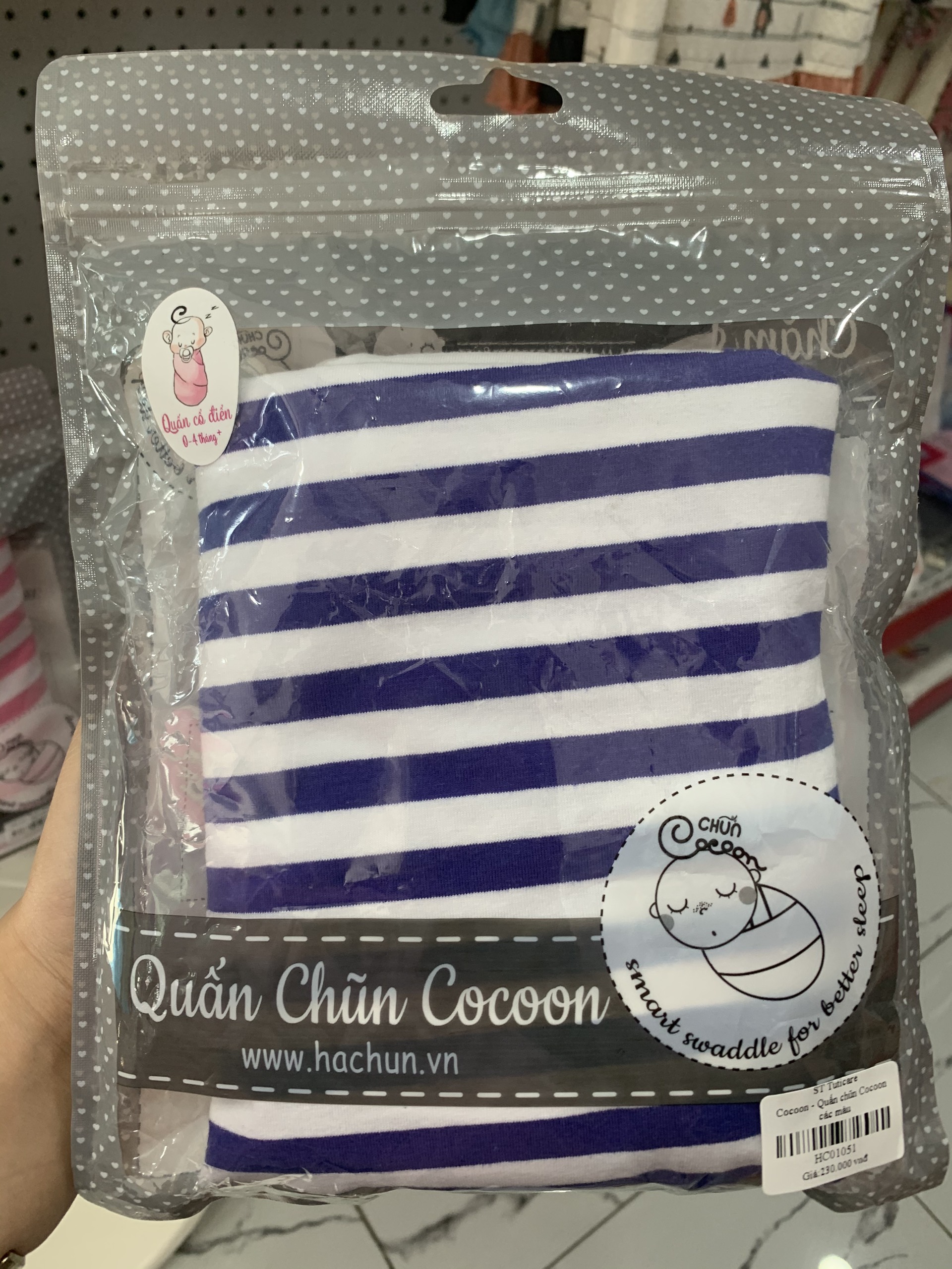 [HCM][Hàng sẵn - Chính Hãng] Quấn Chũn Cocoon Các Màu Cho Bé