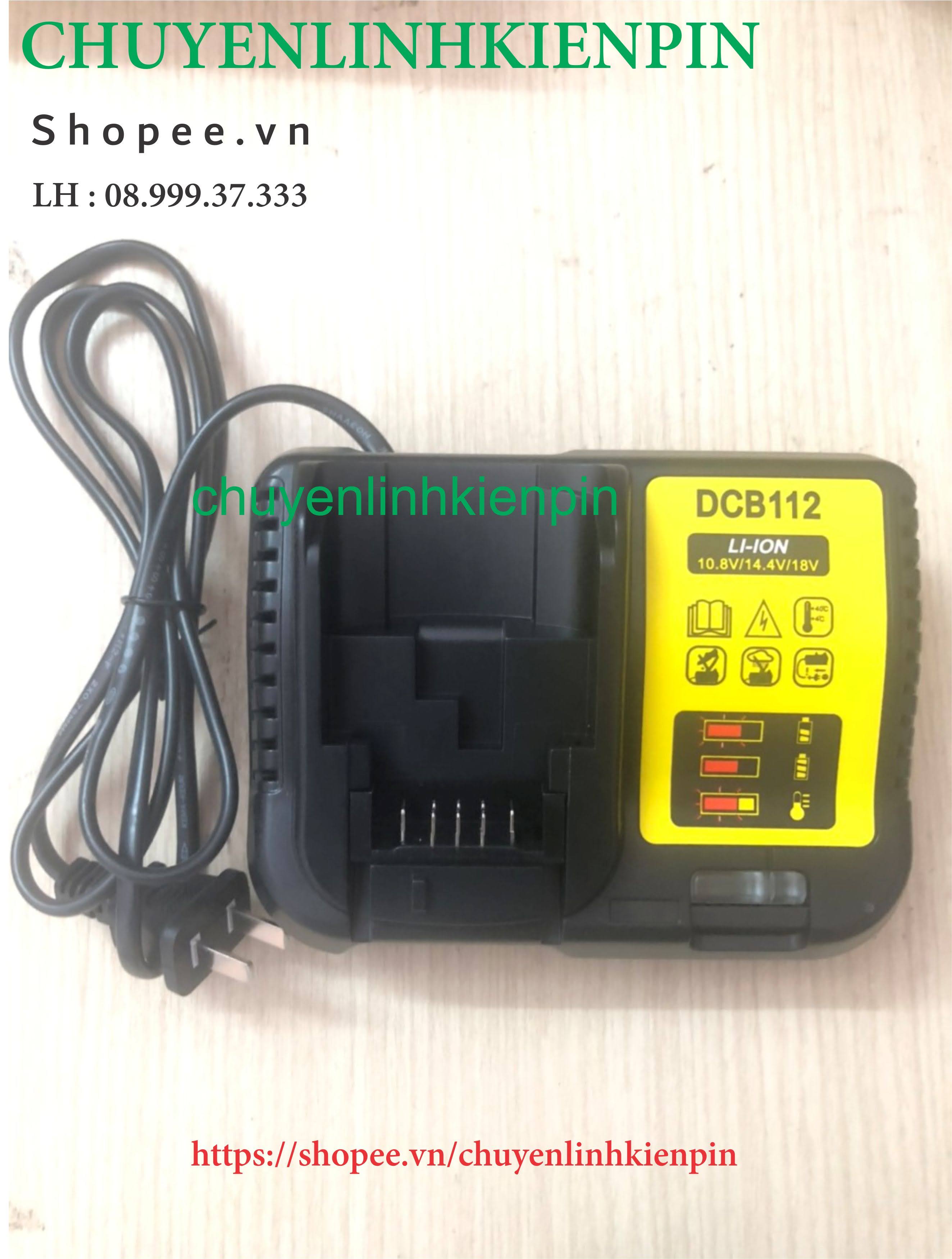 [HCM]Sạc pin Dewalt 108Vhoăc 14.418V|3A\\DCB112 ( BL64 6 )