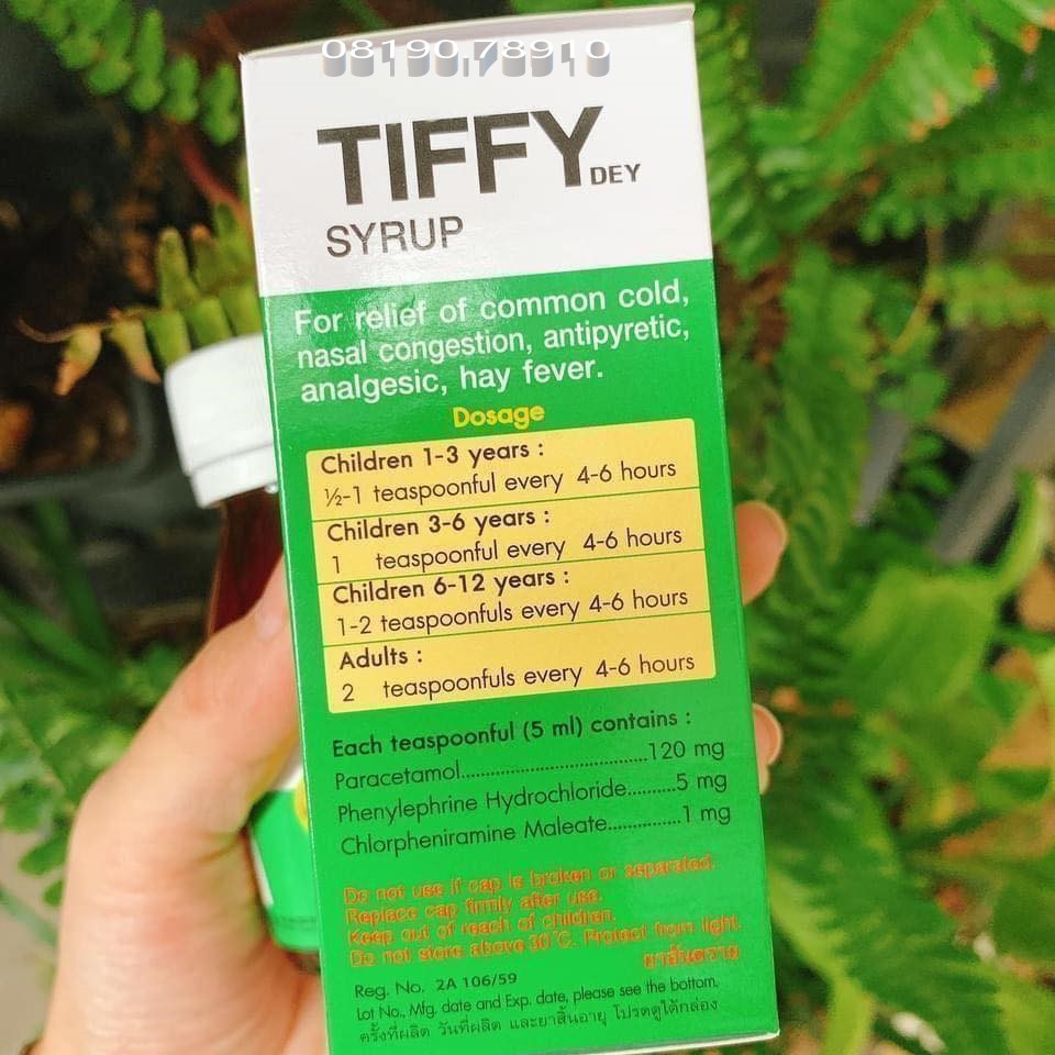 🌸🌱☘️ TIFFY 60ML THÁI LAN (NGƯỜI LỚN & TRẺ EM) 🌸🌱☘️