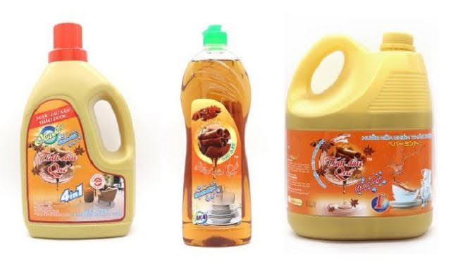 Nước rửa bát, lau sàn hương quế đậm đặc