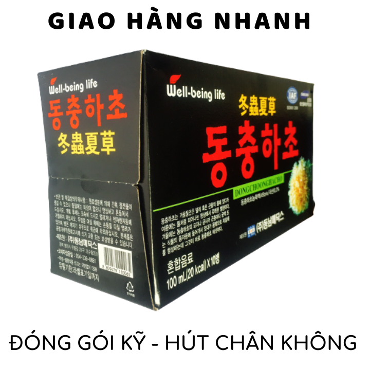 [HCM] 10 chai nước đông trùng hạ thảo Hàn Quốc (100ml)
