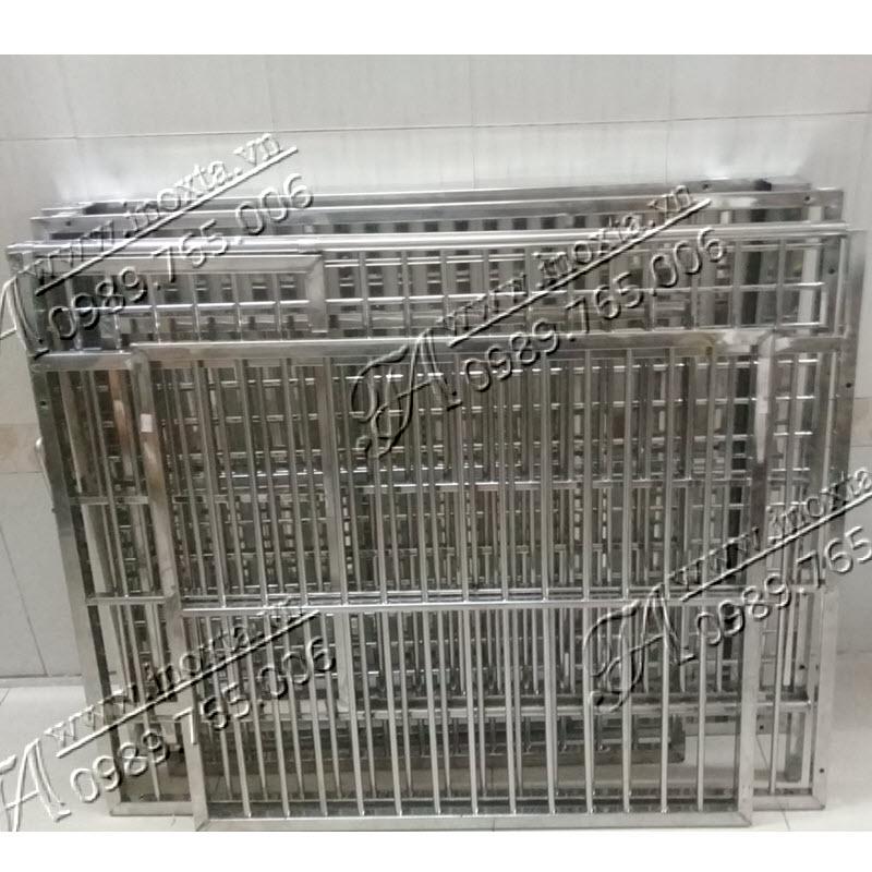 [HCM]Chuồng chó inox lắp ráp lồng chó inox 5080