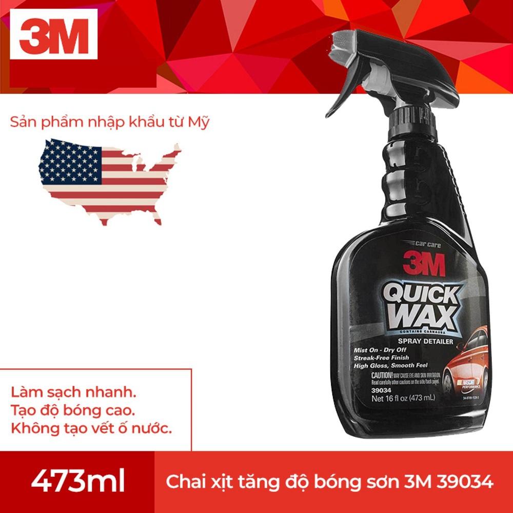 Đánh bóng nhanh sơn xe 3M Quick Wax 473ml