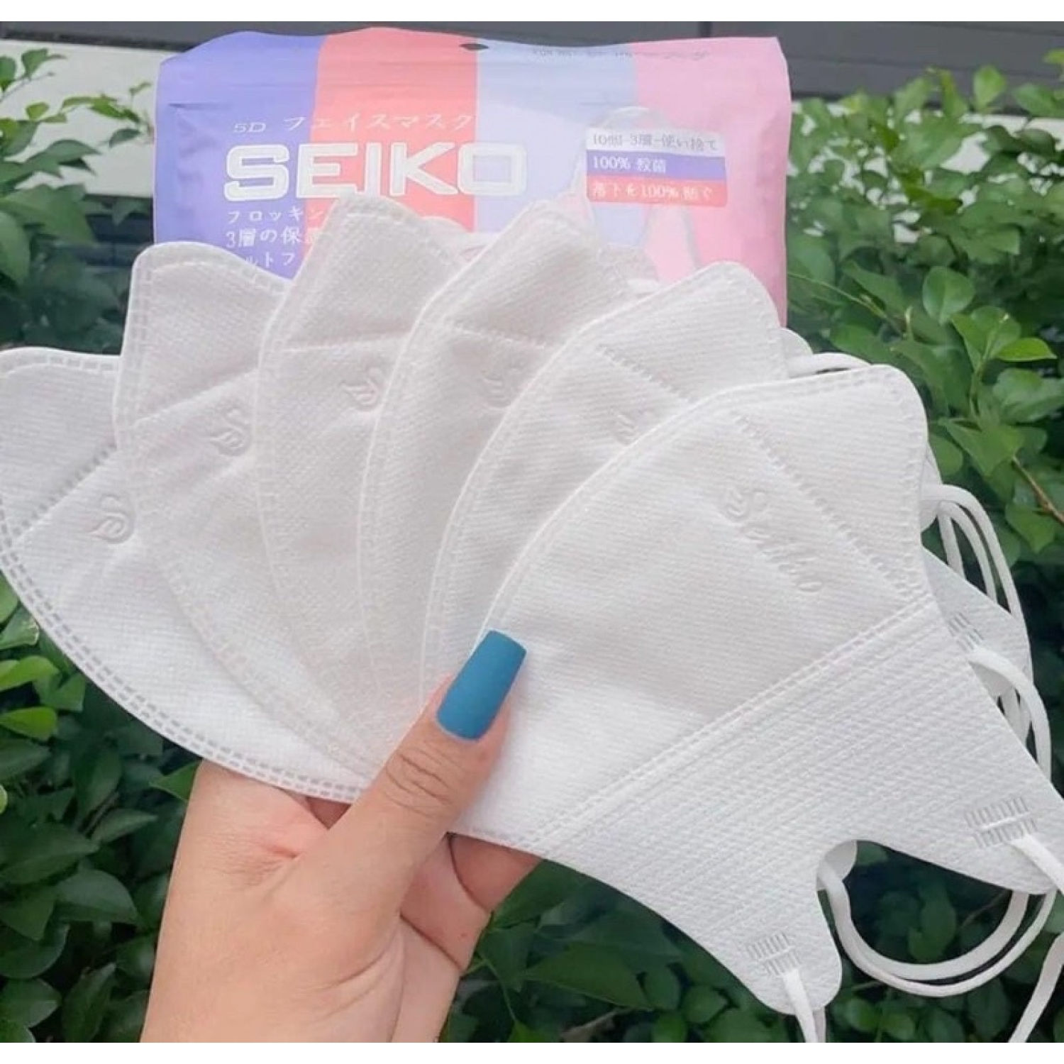 COMBO 100 Khẩu Trang 5D SEIKO + THỊNH PHÁT Người Lớn