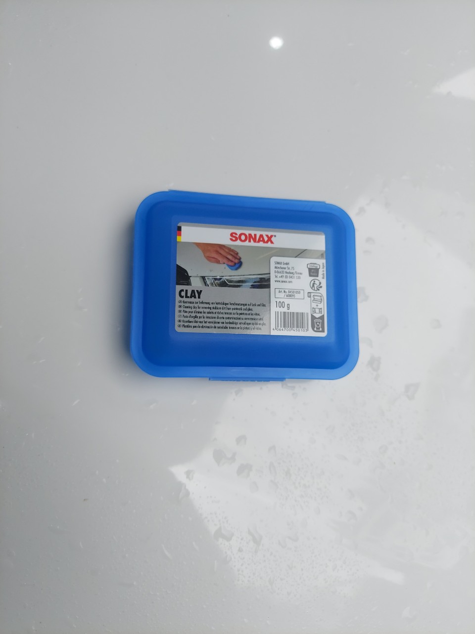 Đất Sét Tẩy Bụi Sơn Màu Xanh - SONAX Clay