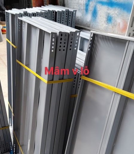 Mâm sắt - láp ráp kệ đa năng màu sám ( đủ kích thước) ráp kệ sắt đa năng V3, V4