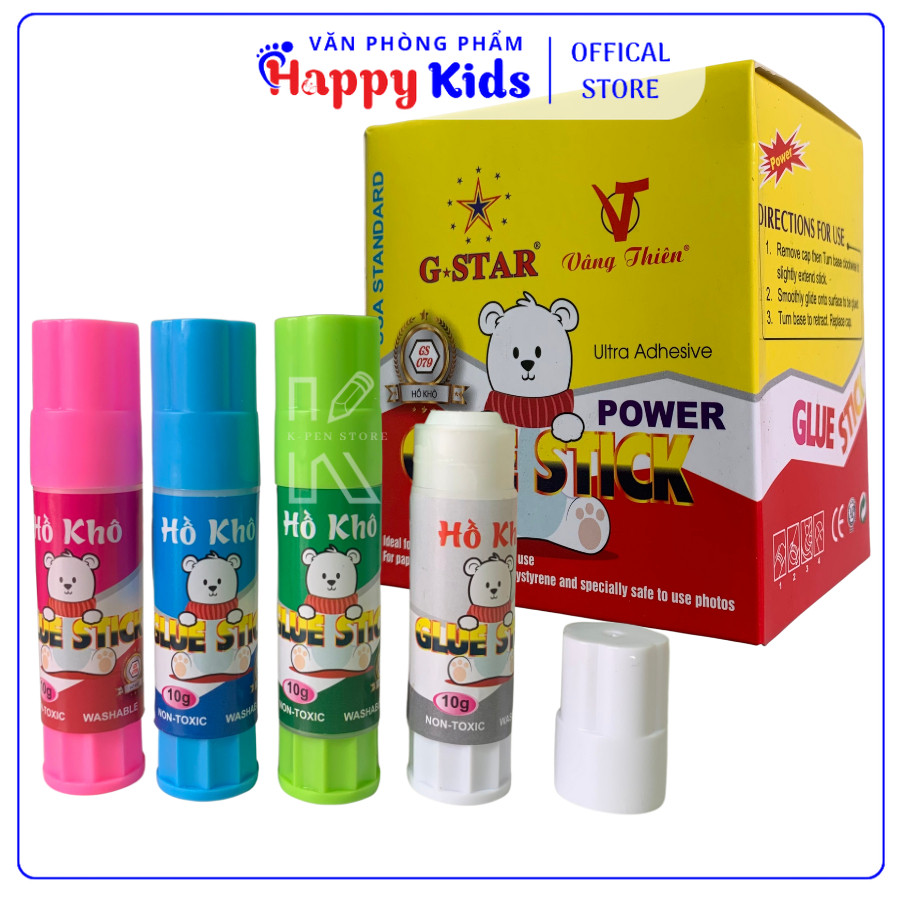 Combo 3 Chai Hồ Khô G-Star GS-079, Độ Bám Dính Tốt