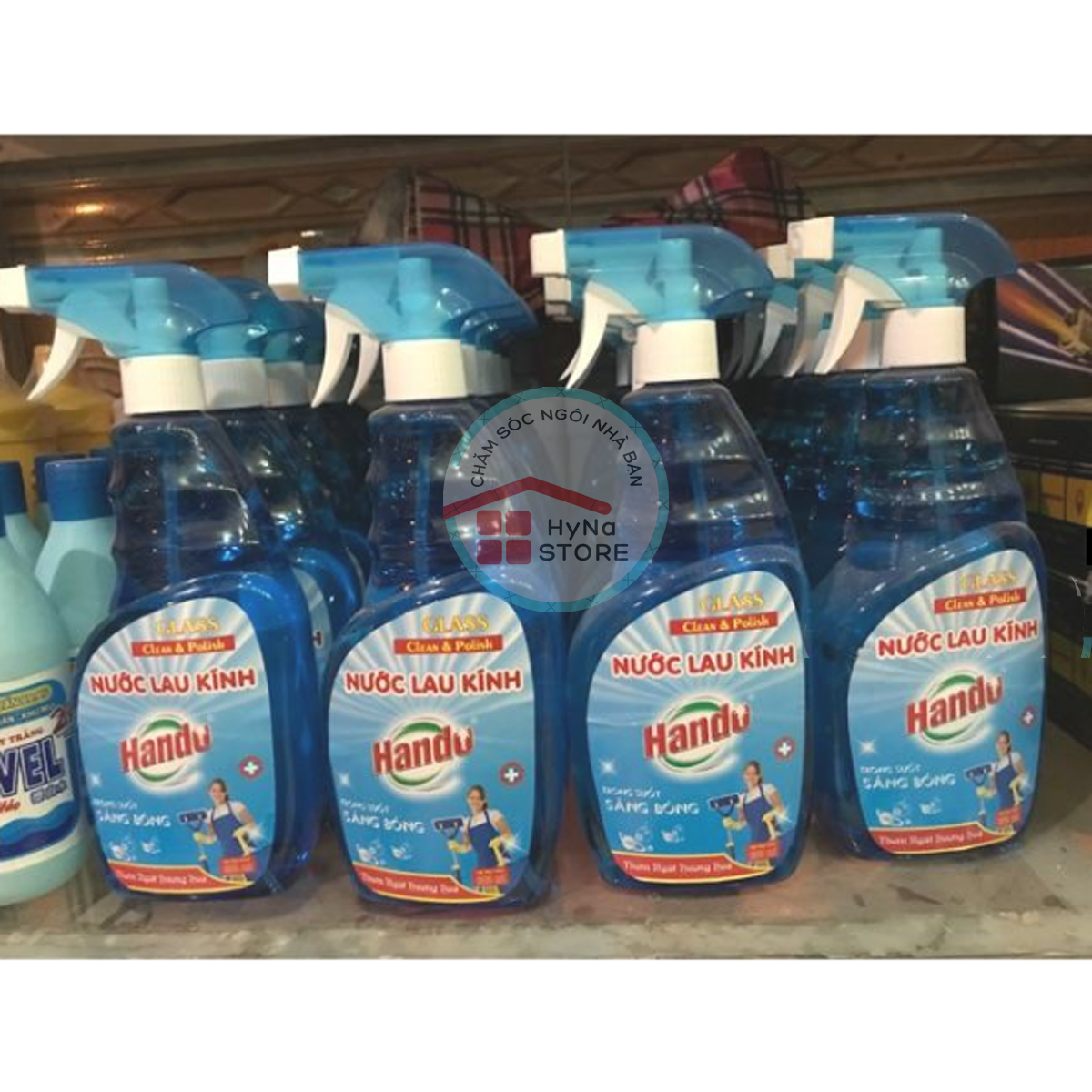 Nước lau kính siêu sạch Hando 600ml