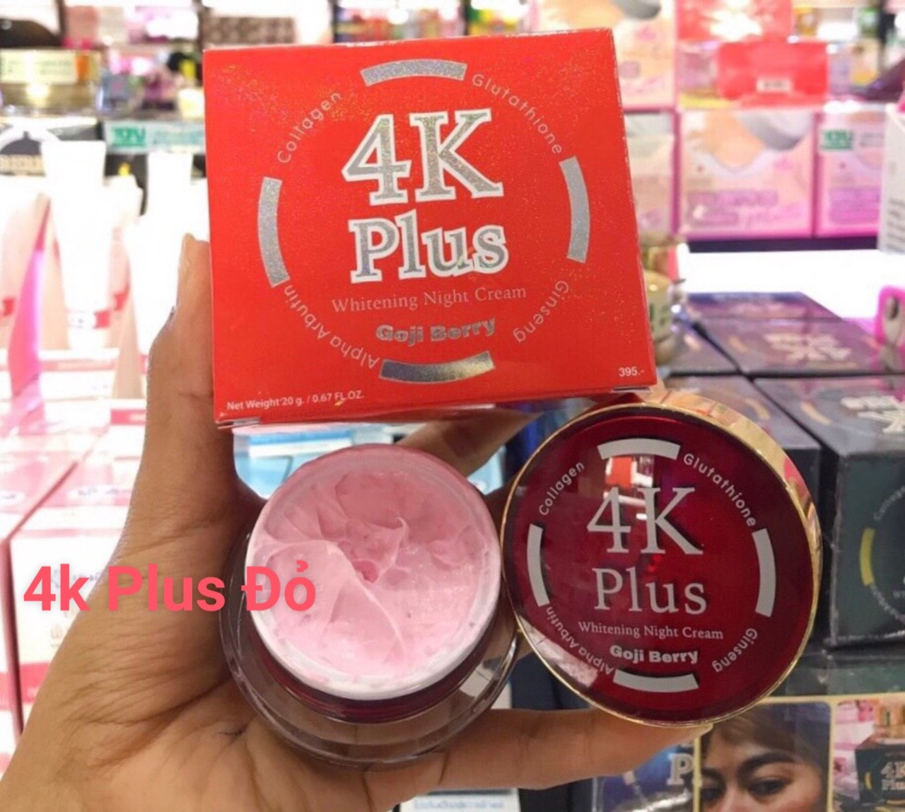 Kem 4K Plus Đỏ Ttri mụn thâm Thái Lan [Chính Hãng]