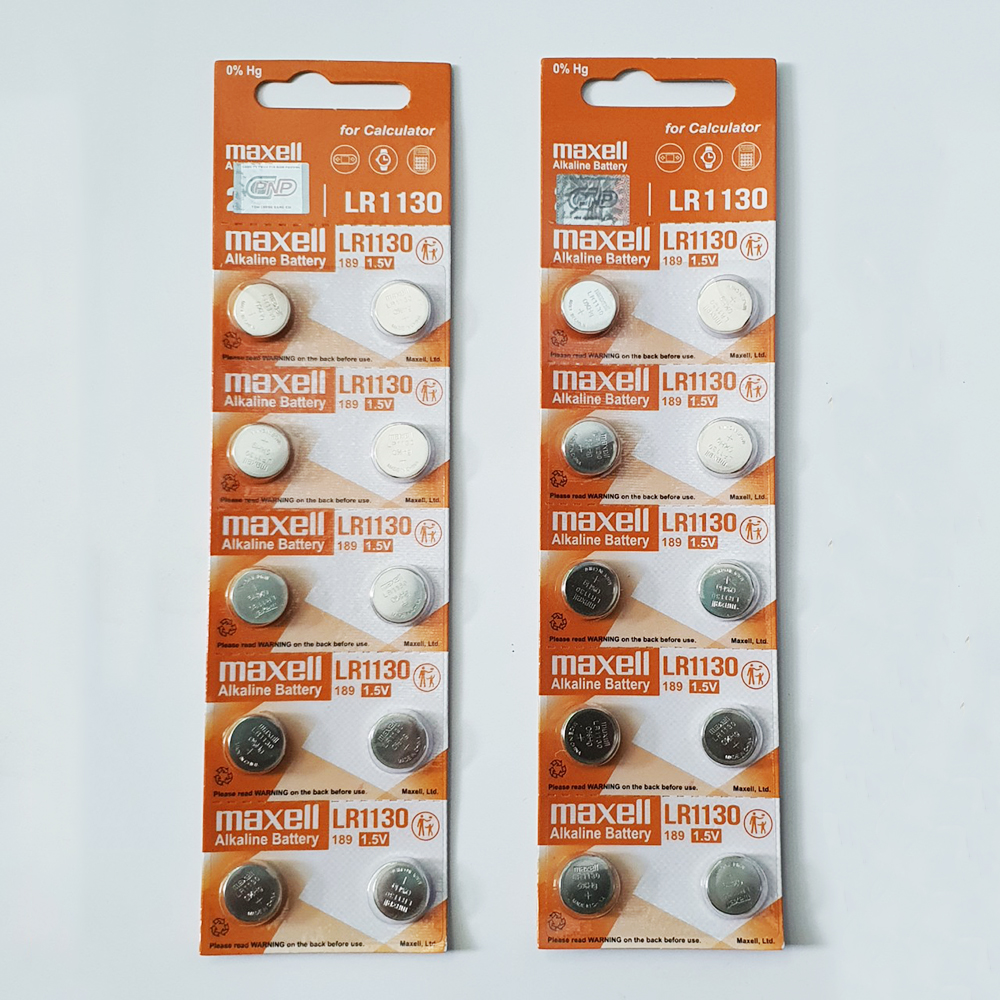 4 viên Pin LR1130 Maxell Alkaline 1.5 V