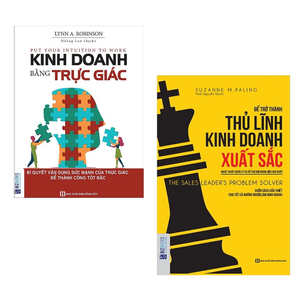 Sách - combo kinh doanh bằng trực giác + để trở thành thủ lĩnh kinh doanh xuất sắc