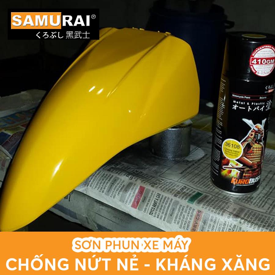 Chai sơn Samurai 108 màu vàng crom