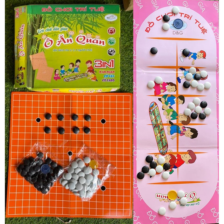 Trò Chơi Cờ Vây, Cờ Caro, Ô Ăn Quan 3 trong 1