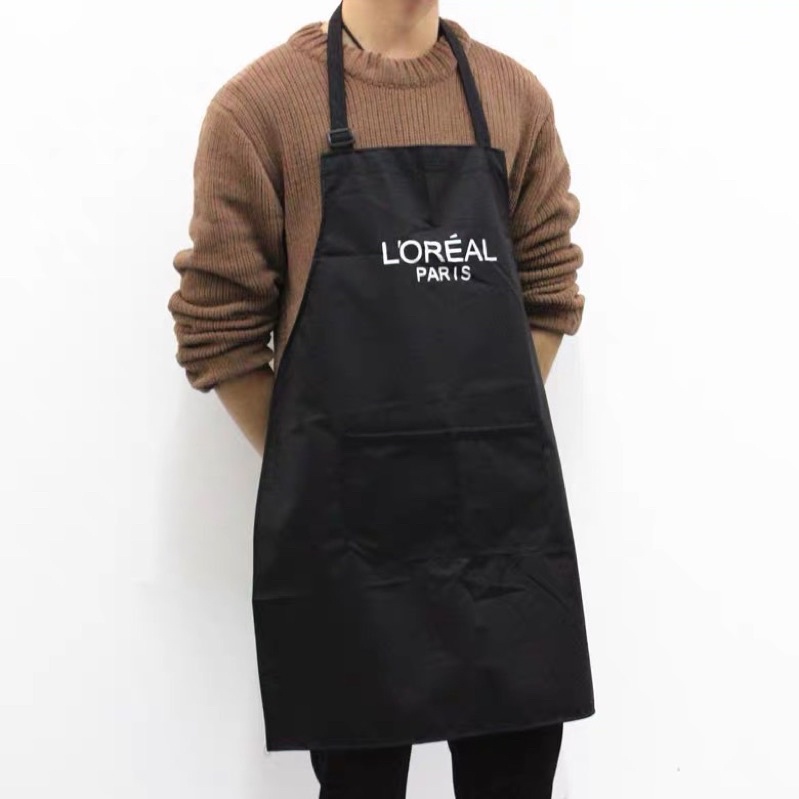 Tạp dề thợ cắt tóc, làm hóa chất trong salon tóc, barbershop hair clothing, haircut apron - kvtd062