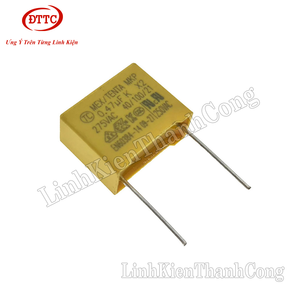 Tụ 474 0.47uF 275VAC 15mm