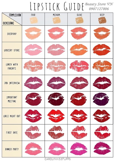 ⚠️⚠️⚠️ Cách Chọn Màu Son Phù Hợp Tone Da (Đừng Mua Khách Ơi)
