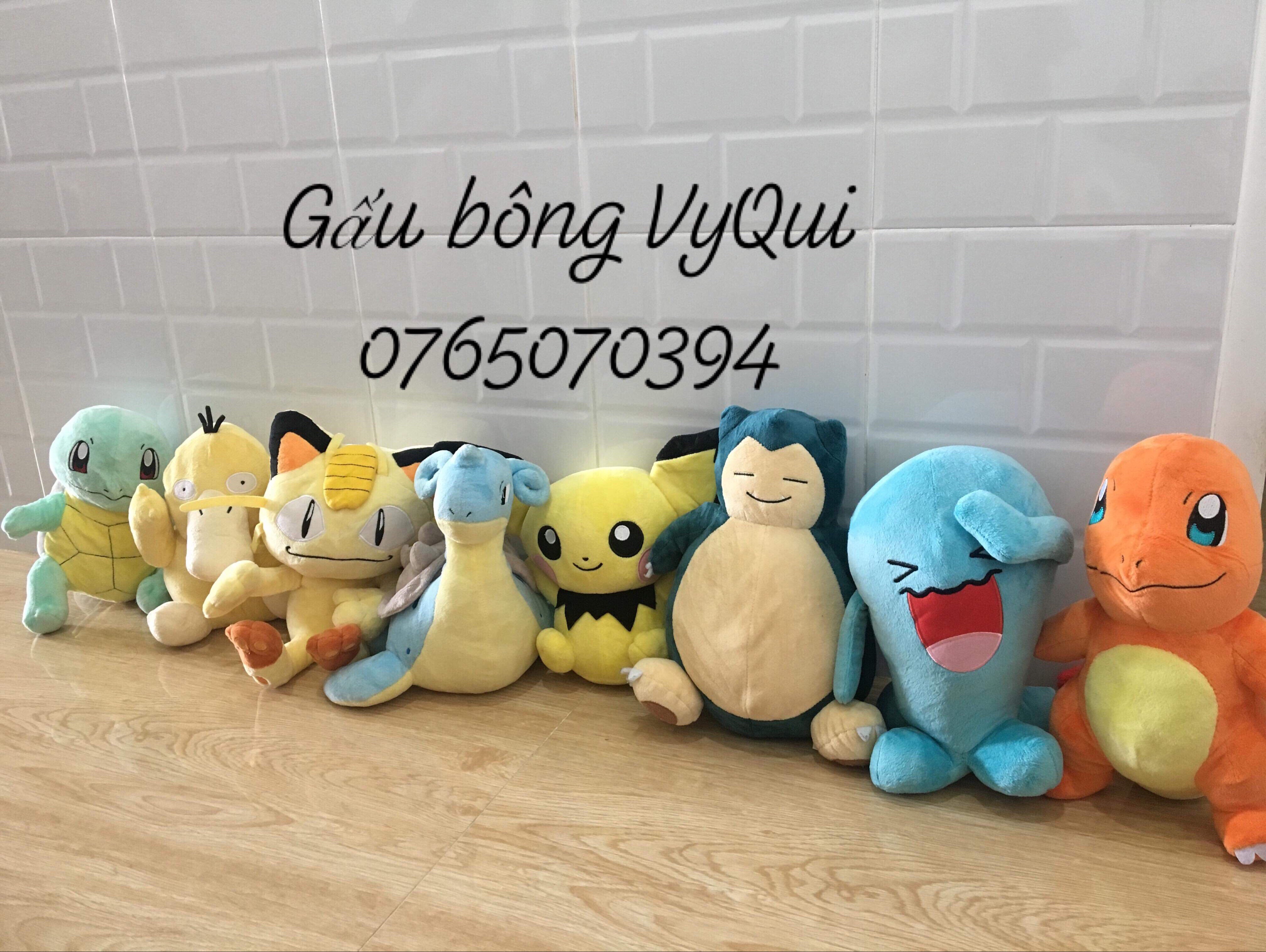 [HCM]Gấu bông pokemon rồng Lapras dễ thương cho bé