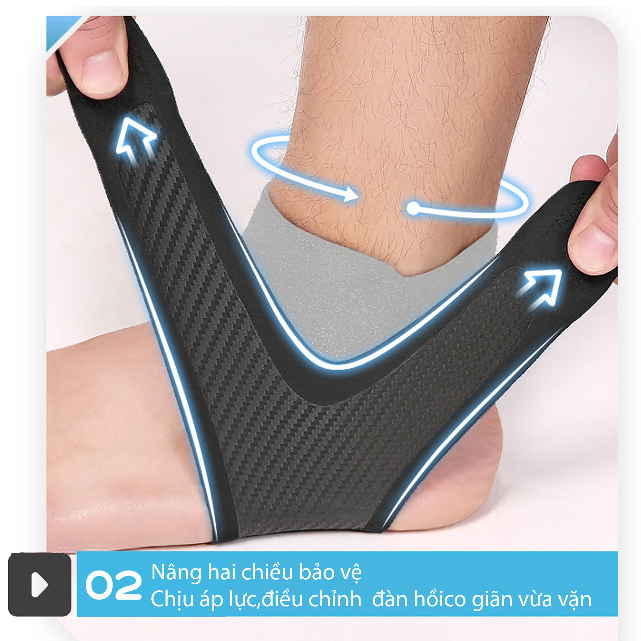 Băng cổ chân siêu mỏng co dãn  YS7130 ( 1 Chiếc )