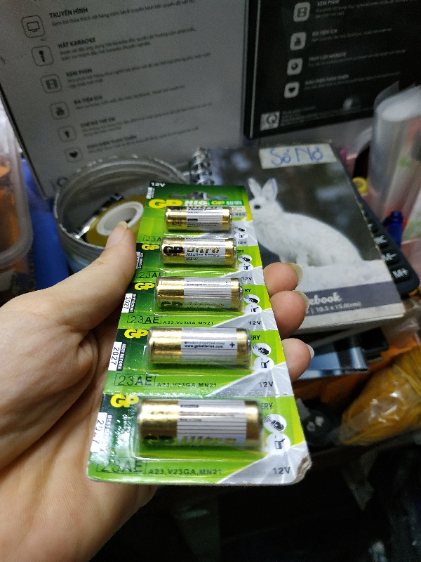 Pin 12V GP To - combo 5 viên