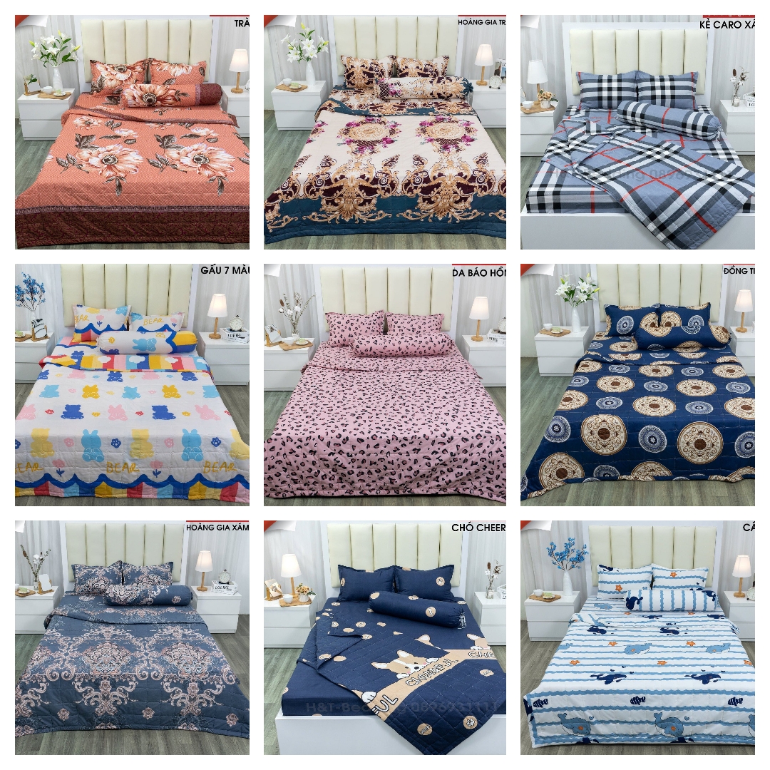 Ga Trải Giường Cotton poly  1m 1m2 1m4 1m5 1m6[cờ mỹ]
