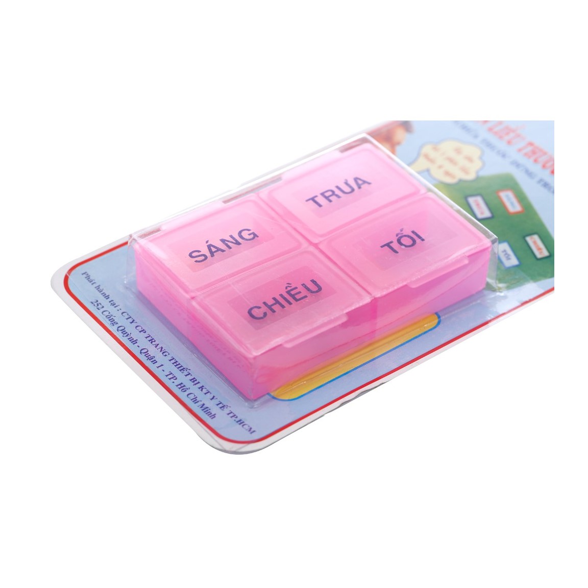 Dụng cụ phân liều thu ốc 4 ngăn lớn (Hàng Việt Nam)