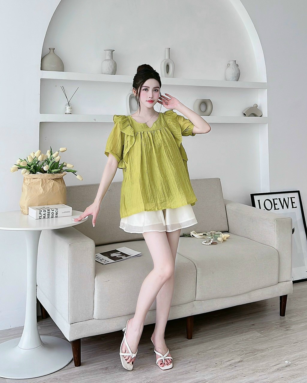 Áo bầu hè kiểu dáng trẻ trung cho mẹ bầu xinh đi chơi,đi làm