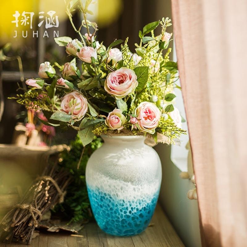 [Juhan] Tỉnh Táo Ji Tường Vi Berry Hoa Giả Bó Hoa Hoa Nghệ Thuật Phù Hợp Với Hoa Cầm Tay Cắm Hoa Trang Trí, Quà Tặng