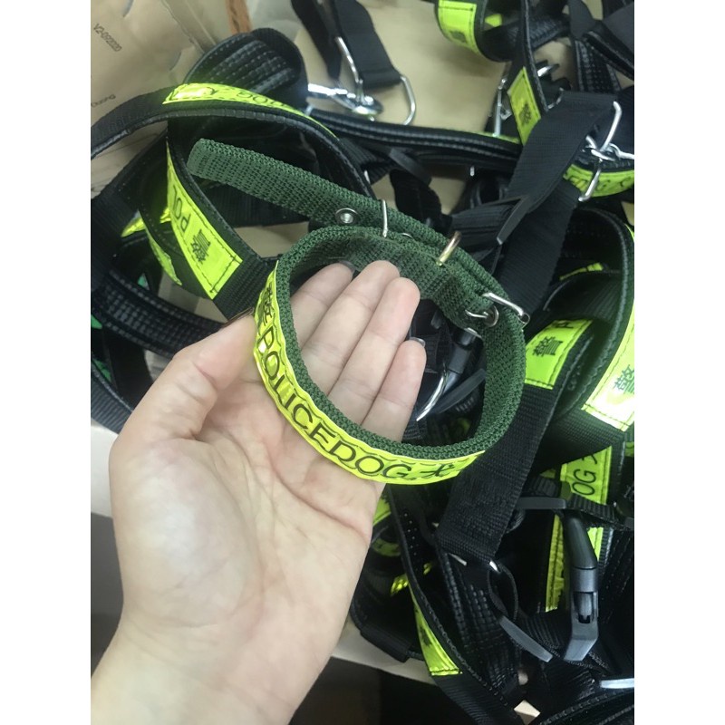 Vòng Cổ Dề Police Dog Cho Chó (4 Size)