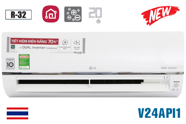 [GIAO TẠI HCM] -  Máy lạnh LG sang trọng Inverter 2.5 HP V24API1