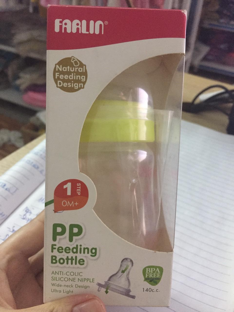 BÌNH SỮA CỔ RỘNG FARLIN PP810 (140ML)