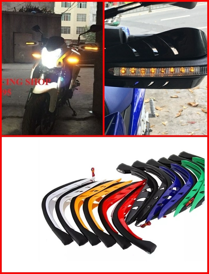GÙ CHỐNG ĐỔ - Bảo Vệ Tay lái Có Đèn led