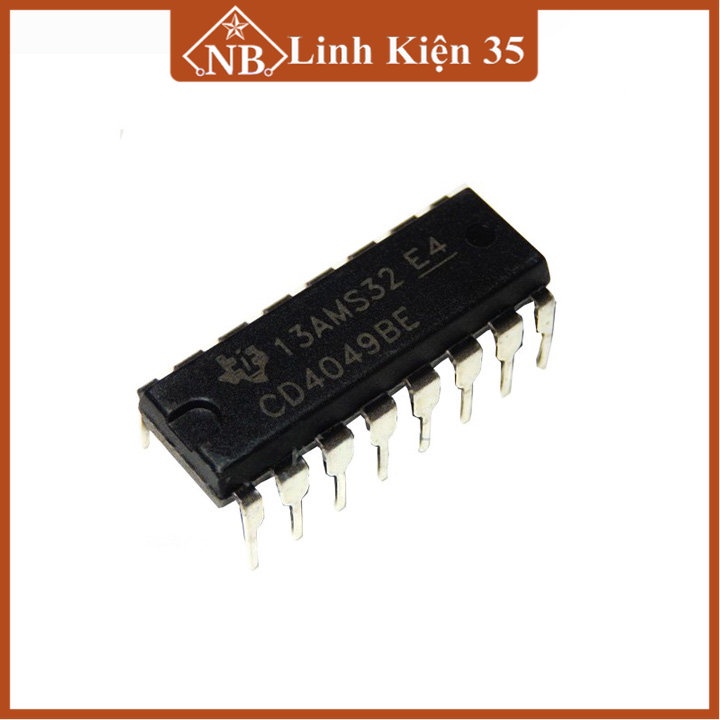 IC CD4049BE 16 chân cắm DIP16