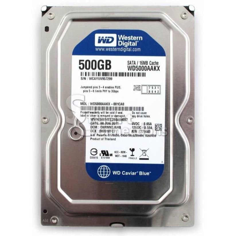 Ổ cứng HDD WD Blue 500GB - Bảo hành 24 tháng