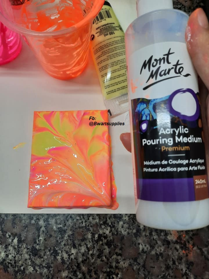 Dung môi pha loang, long mau acrylic, Mont Marte 240ml