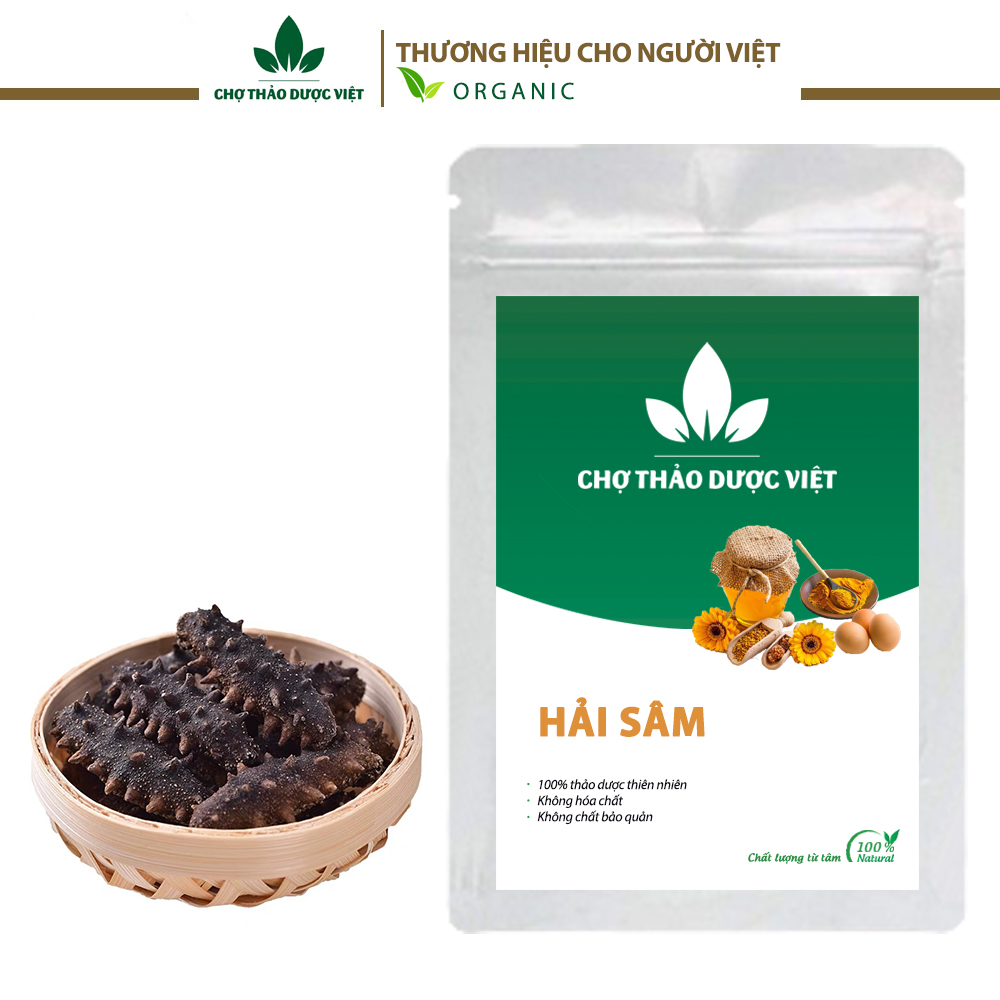 Hải sâm đen khô nguyên con 1kg - Chợ Thảo Dược Việt