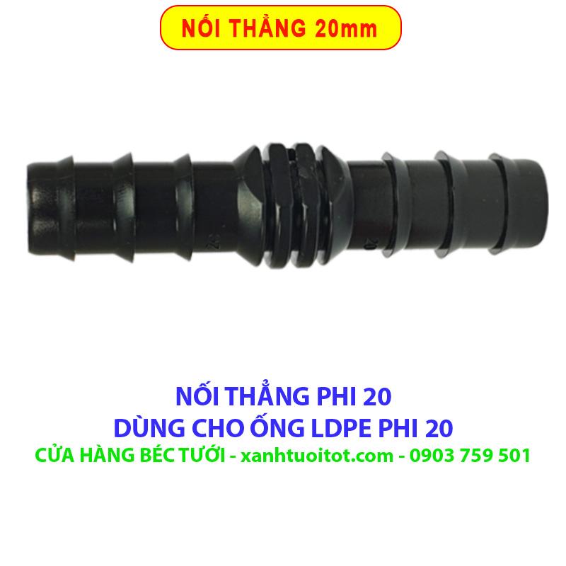 [HCM]Bộ 10 cái NỐI THẲNG PHI 20 - DÙNG CHO ỐNG LDPE PHI 20