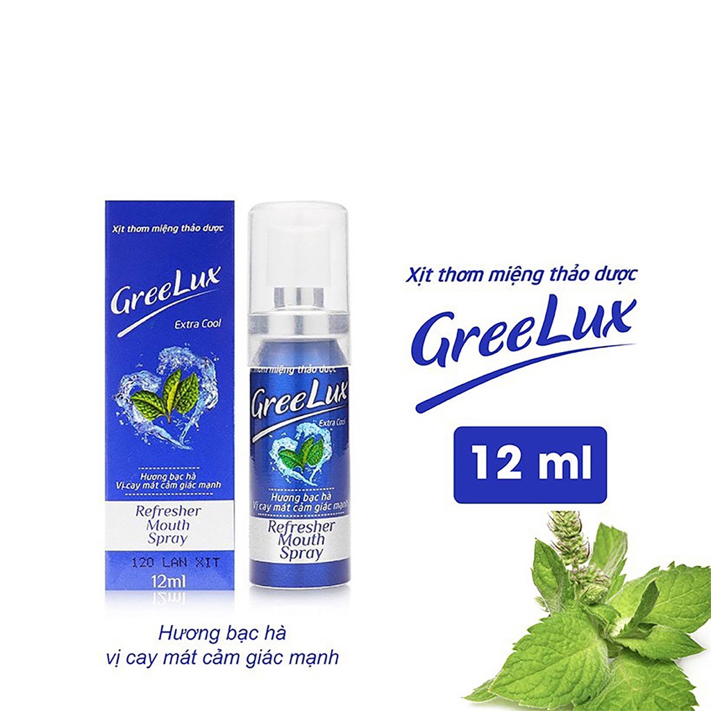 [HCM] Xịt thơm miệng thảo dược Greelux - Dược phẩm Hoa Linh