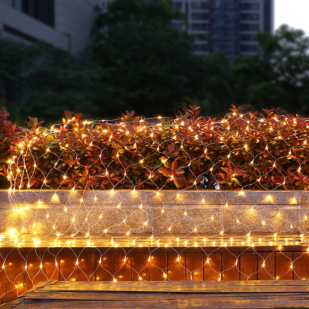 Dây Đèn Led Dạng Lưới Trang Trí Chống Nước 2x2m 3x3m