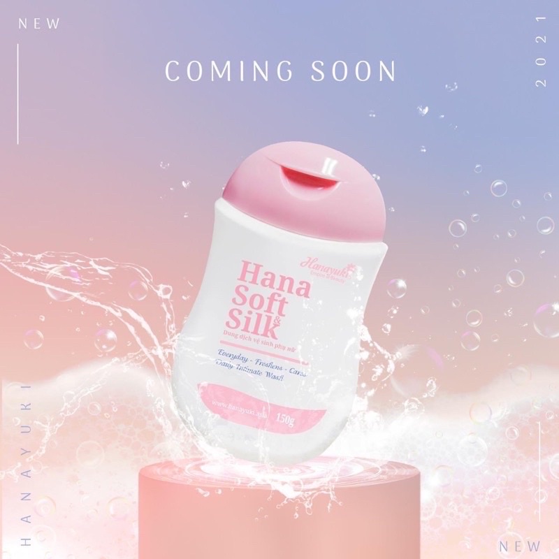HANA SOFT SILK - DUNG DICH VỆ SINH PHỤ NỮ HANAYUKI