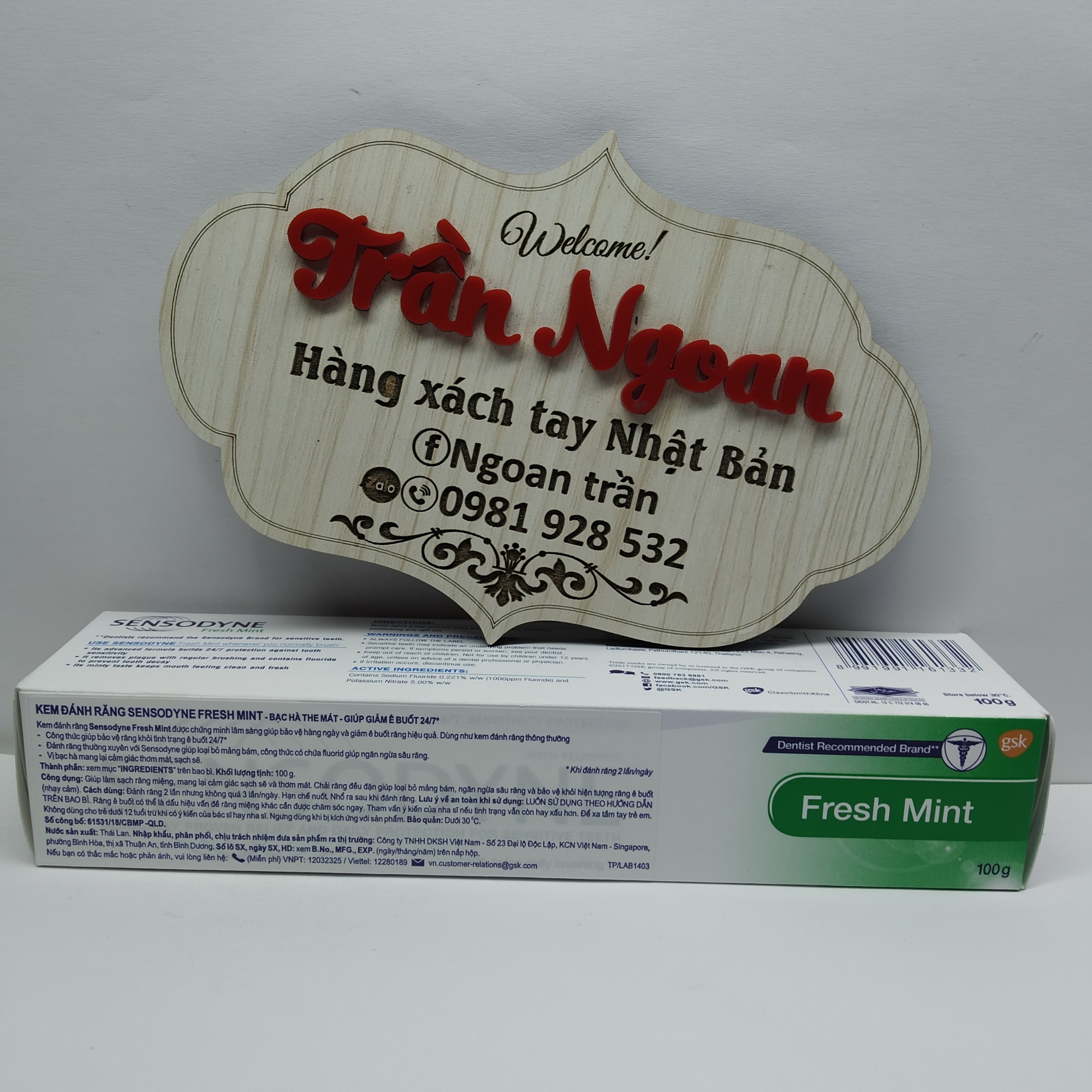Kem Đánh Răng Sensodyne Fresh Mint - Tuýp 100g