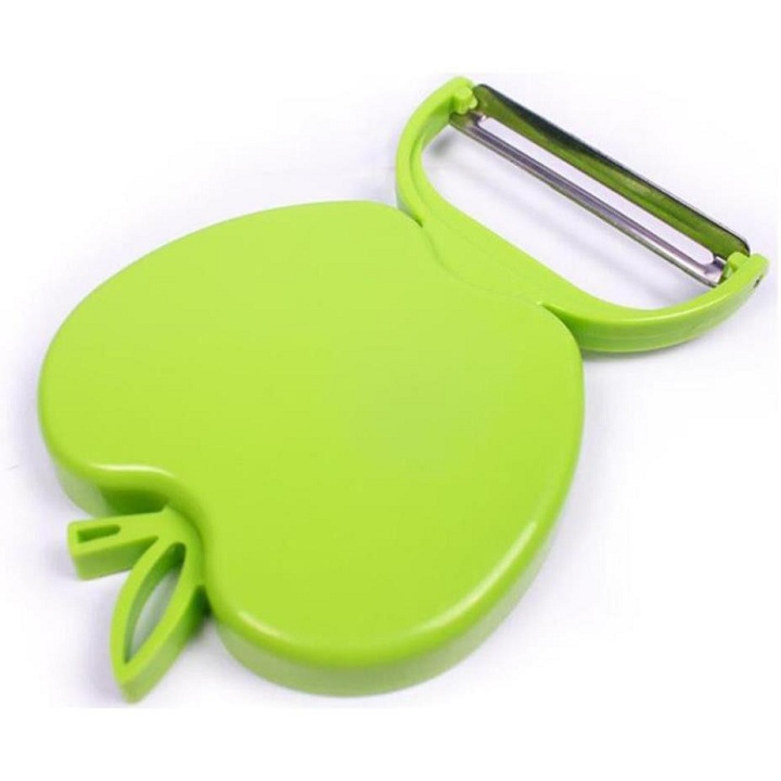 Set 3 curette root fruit apple shape folding compact handy-peeled knife multi-purpose folding compact apple shape