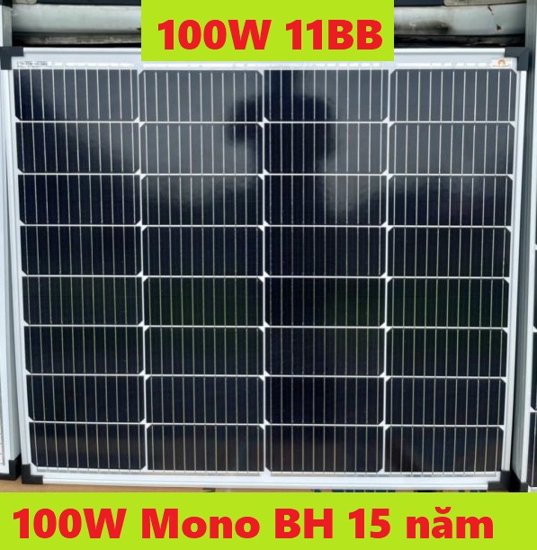 Tấm Pin Năng Lượng Mặt Trời ST-Solar Mono 100W- Chính Hãng SOYER TECH công nghệ mới nhất 11bb