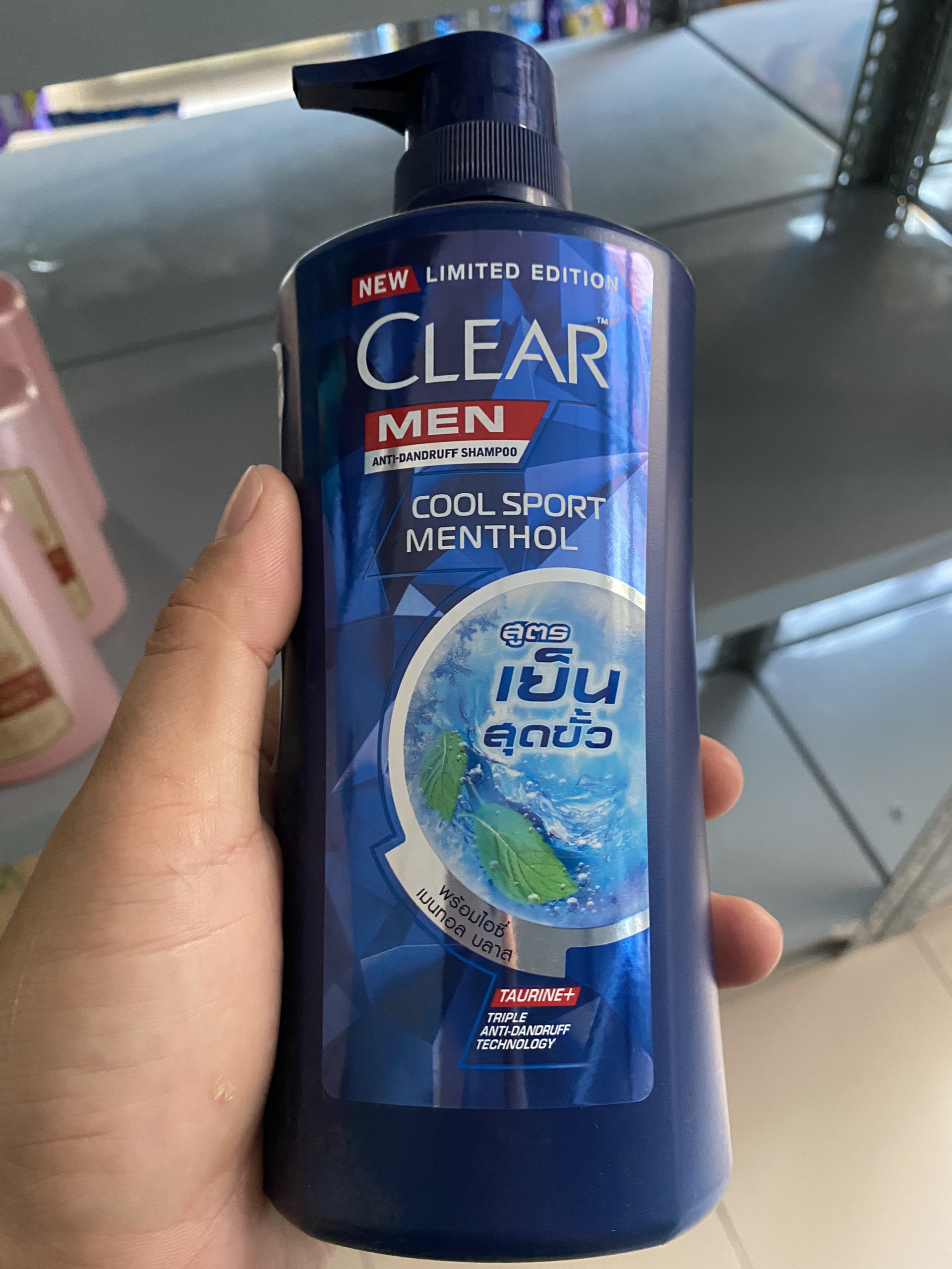 Dầu gội clear bạc hà 450ml - thái lan